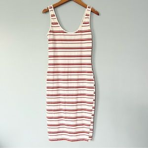 Forever 21 BodyCon Striped Sleeveless Dress size Small